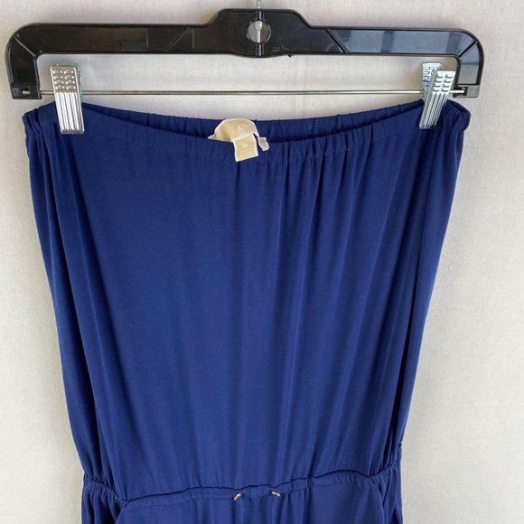 MICHAEL KORS Navy strapless Jumpsuit M - Picture 2 of 7
